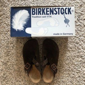 Birkenstock Boston Suede Size 36